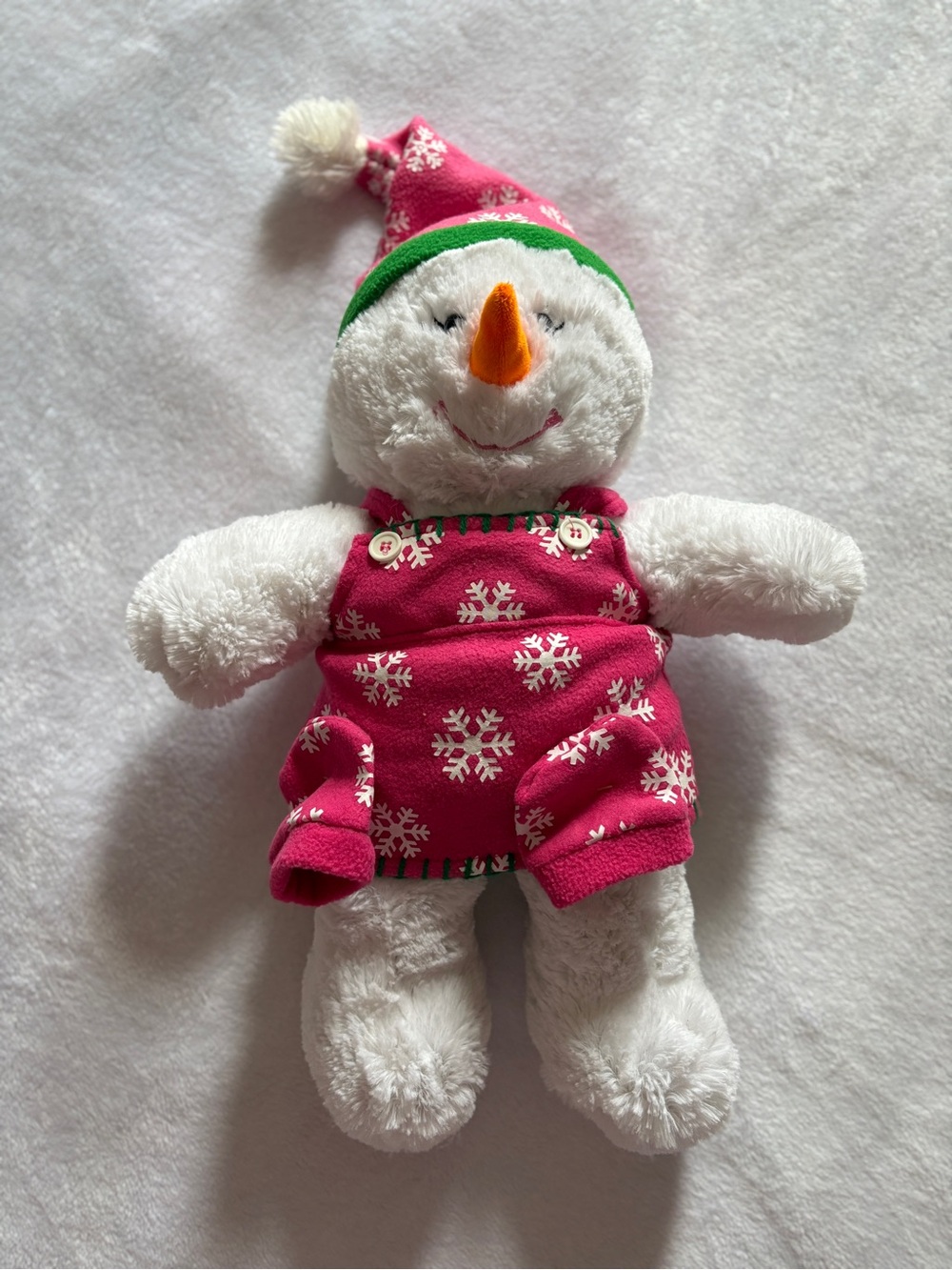 Build-A-Bear Flurry Friends Snowgirl (with matching dress & mittens)